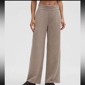 Lululemon scuba wide leg waffle pant